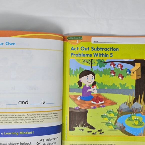 HMH Into Math Kindergarten Student Workbooks Modules 1-6 Homeschool Classroom - Picture 8 of 11